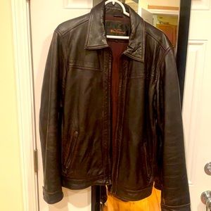 Ben Sherman Brown leather Jacket size M